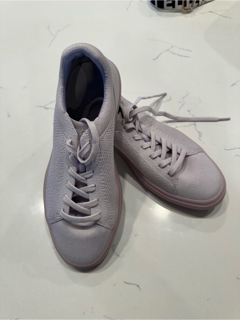 Rothy’s RS02 Lace Up Sneakers - Light Lavender